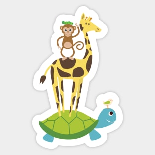 Fun in the Jungle Sticker